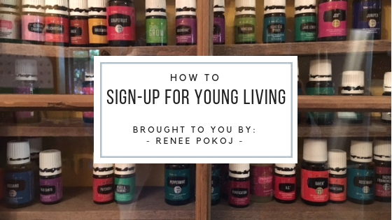 Sign up for young living with organic stepping stones