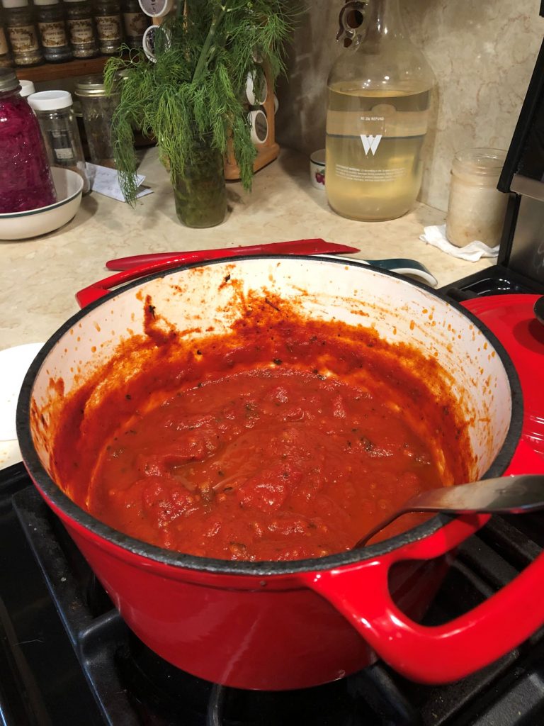 Homemade Pasta Sauce - Organic Stepping Stones